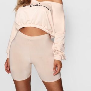 Nude Biker Shorts